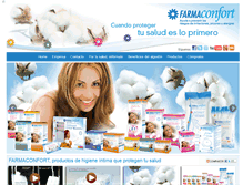 Tablet Screenshot of farmaconfort.com